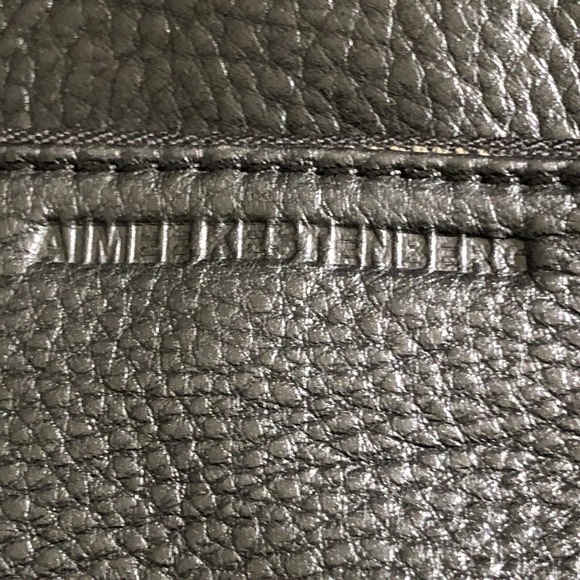 Aimee Kestenberg Black Genuine Leather Large Hobo Carryall Shoulder Bag Purse - Picture 6 of 12